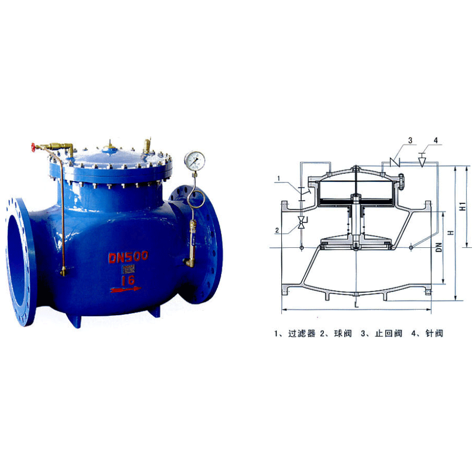 临沂300X活塞式缓闭止回阀